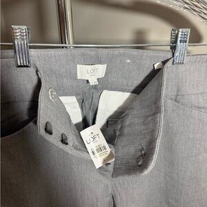 LOFT Charcoal Trousers